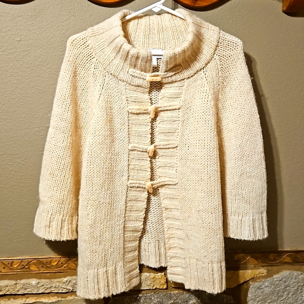 LOFT Poncho Sweater Size Large